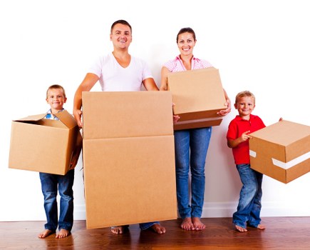 Careful furniture packing for a house move in Isle of Dogs